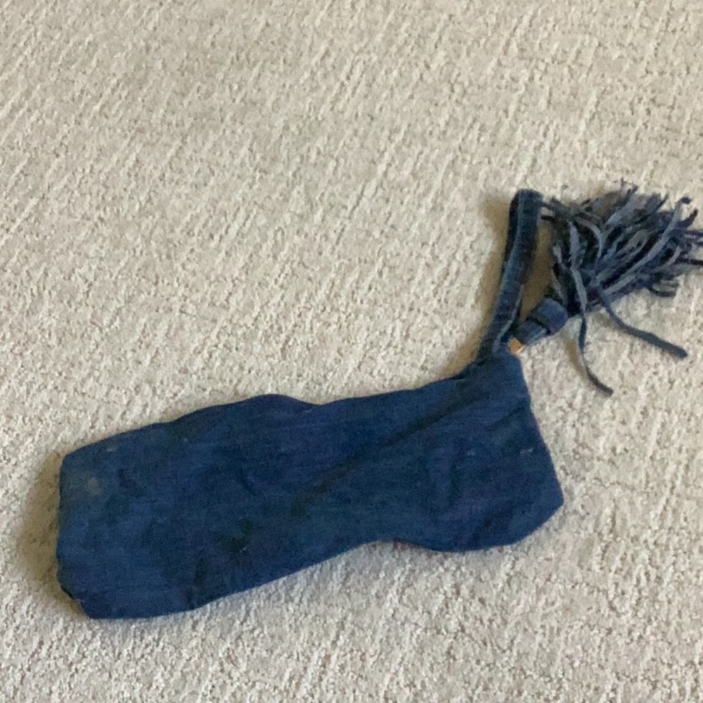 Wrangler Denim Wristlet with Tassel - Picture 3 of 5
